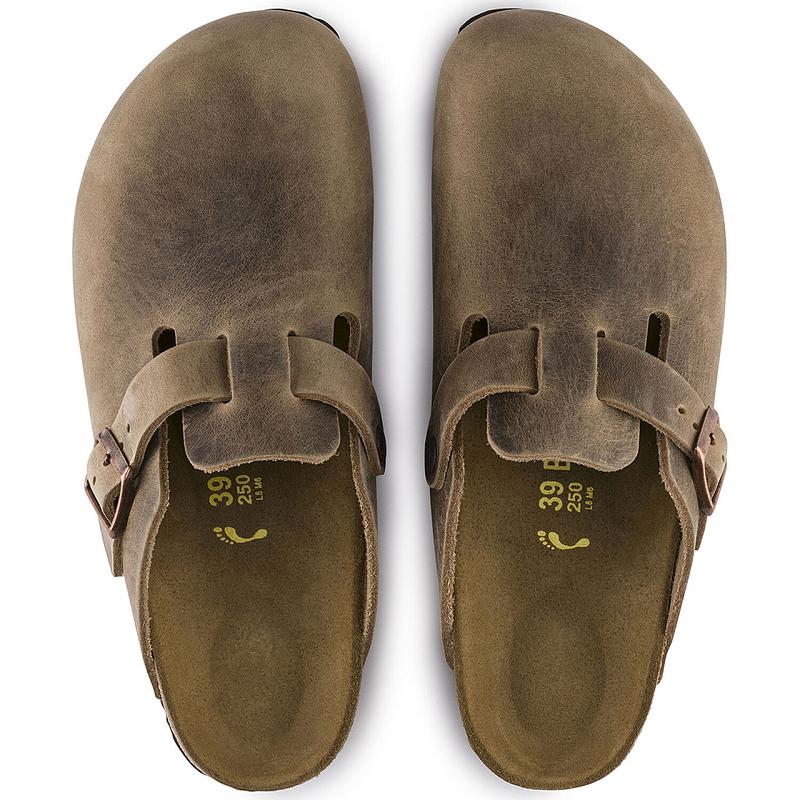 Boston Birkenstock Oiled Kozene Damske Hnede | SK 232GSO